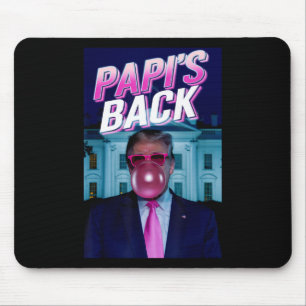 Papi's CK Donald Trump Daddys Home Blowing Bubble Muismat