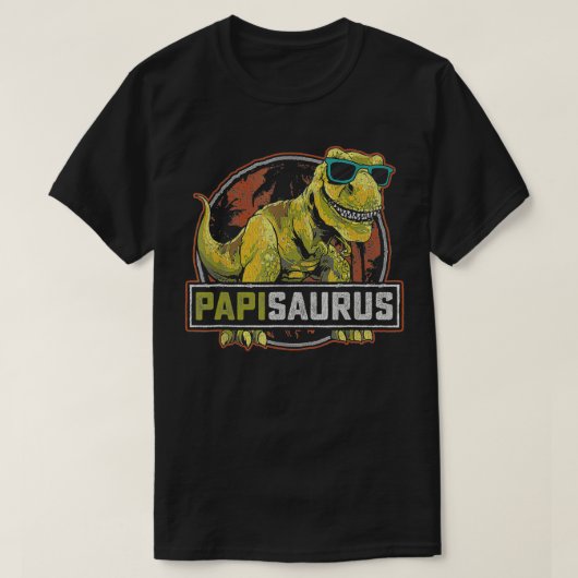 Papisaurus T Re Dinosaur Papi Saurus Family Matchi T-shirt (Design voorkant)