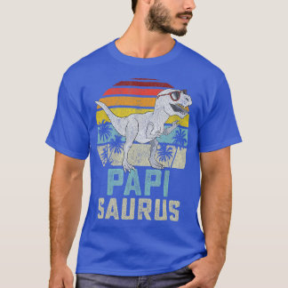 Papisaurus T Rex Dinosaur Papi Saurus Family Match T-shirt
