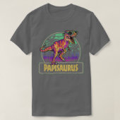 Papisaurus T Rex Dinosaur Papi Saurus Family Match T-shirt (Design voorkant)