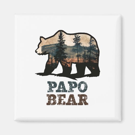 Papo Beer Vintage Retro Grappig Magneet (Voorkant)