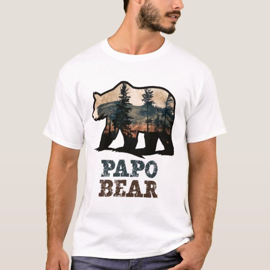 Papo Beer Vintage Retro Grappig T-shirt (Voorkant)