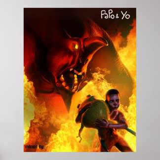 Papo & Yo Angry Monster Poster