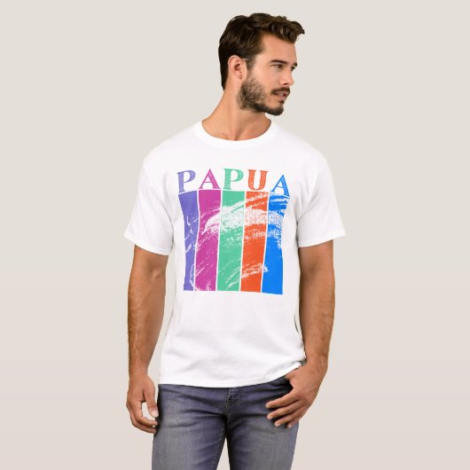 Papoea, Indonesië T-shirt (Voorkant volledig)