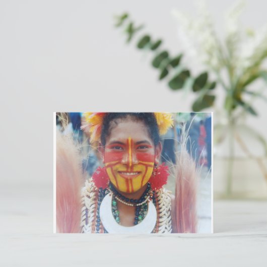 Papoea-Nieuw-Guinea Briefkaart (Staand voorkant)