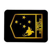 Papoea-Nieuw-Guinea Emblem Magneet (Horizontaal)