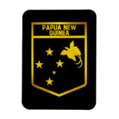 Papoea-Nieuw-Guinea Emblem Magneet (Verticaal)
