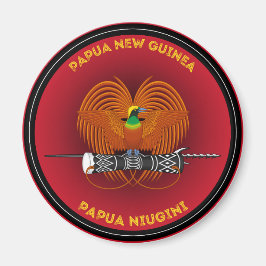 Papoea-Nieuw-Guinea Erfgoedembleem Magneet