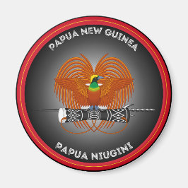 Papoea-Nieuw-Guinea Erfgoedembleem Magneet