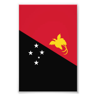 Papoea-Nieuw-Guinea Foto Afdruk