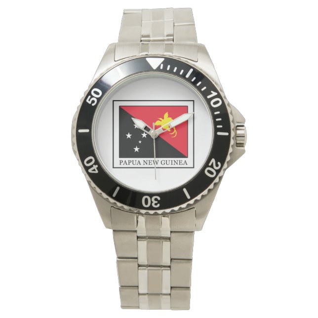 Papoea-Nieuw-Guinea Horloge (Voorkant)