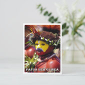 Papoea-Nieuw-Guinea - Huli Wigman - Briefkaart (Staand voorkant)