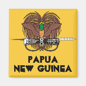 Papoea-Nieuw-Guinea* Koelkast Magneet (Voorkant)