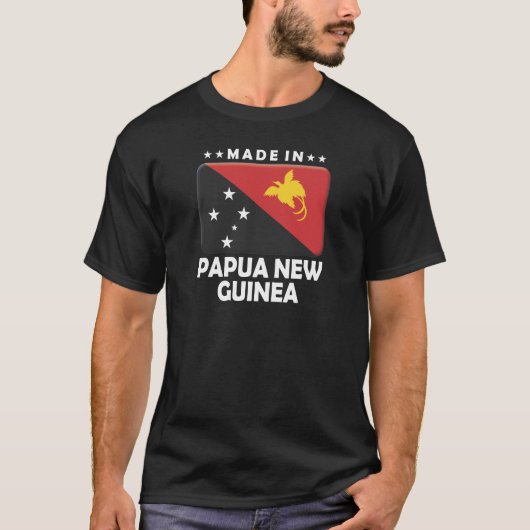 Papoea-Nieuw-Guinea Made T-shirt (Voorkant)