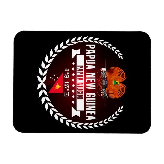 Papoea-Nieuw-Guinea Magneet (Horizontaal)