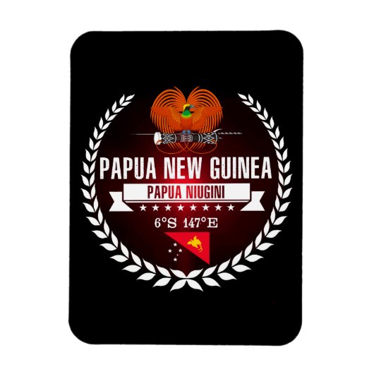 Papoea-Nieuw-Guinea Magneet (Verticaal)