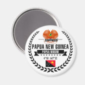 Papoea-Nieuw-Guinea Magneet (Voorkant / Achterkant)
