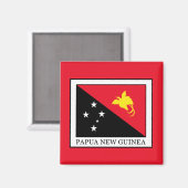 Papoea-Nieuw-Guinea Magneet (Voorkant / Achterkant)