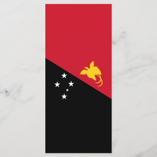 Papoea-Nieuw-Guinea Menu (Achterkant)