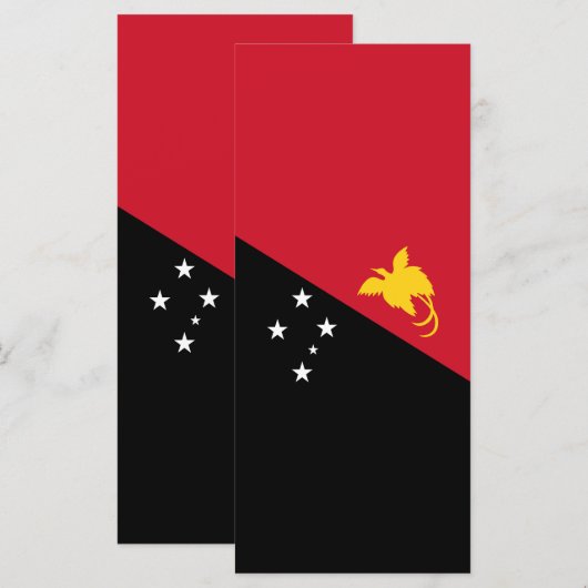 Papoea-Nieuw-Guinea Menu (Voorkant / Achterkant)