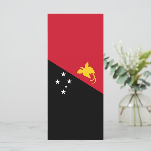 Papoea-Nieuw-Guinea Menu (Staand voorkant)