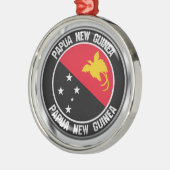 Papoea-Nieuw-Guinea Metalen Ornament (Links)