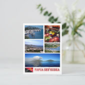 Papoea-Nieuw-Guinea - Mozaïek - Briefkaart (Staand voorkant)