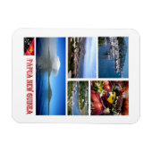 Papoea-Nieuw-Guinea - Mozaïek - Magneet (Horizontaal)