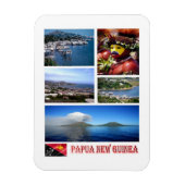 Papoea-Nieuw-Guinea - Mozaïek - Magneet (Verticaal)