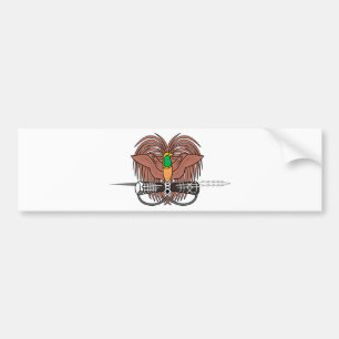 Papoea-Nieuw-Guinea Nationaal Embleem Bumpersticker