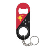 Papoea-Nieuw-Guinea National Pride Patriotic Mini Flessenopener (Achterkant)
