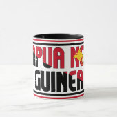 Papoea-Nieuw-Guinea Nationale Vlag Patriottische K Mok (Midden)