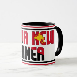 Papoea-Nieuw-Guinea Nationale Vlag Patriottische K Mok