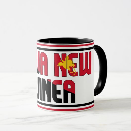 Papoea-Nieuw-Guinea Nationale Vlag Patriottische K Mok (Voorkant rechts)