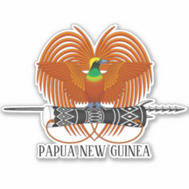 Papoea - Nieuw - Guinea Nationale wapenschild Sticker