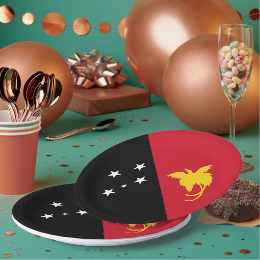 Papoea-Nieuw-Guinea Papieren Bordje (Multi)