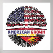 Papoea-Nieuw-Guinea Papoea-Amerikaanse overzeese g Poster (Voorkant)