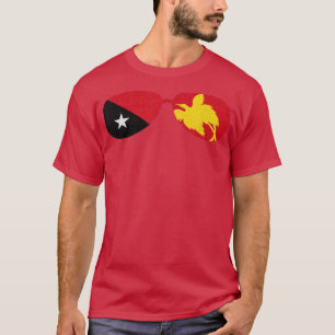Papoea-Nieuw-Guinea Papoea vlag T-shirt