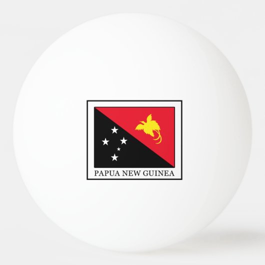 Papoea-Nieuw-Guinea Pingpongbal (Voorkant)