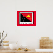 Papoea-Nieuw-Guinea Poster (Keuken)