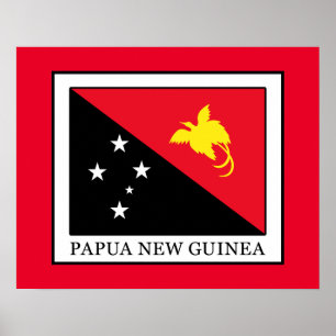 Papoea-Nieuw-Guinea Poster