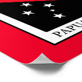 Papoea-Nieuw-Guinea Poster (Hoek)