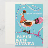 Papoea-Nieuw-Guinea Reisposter Briefpapier (Voorkant / Achterkant)