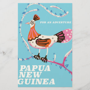 Papoea-Nieuw-Guinea Reisposter Briefpapier