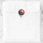 Papoea-Nieuw-Guinea Ronde Sticker (Tas)