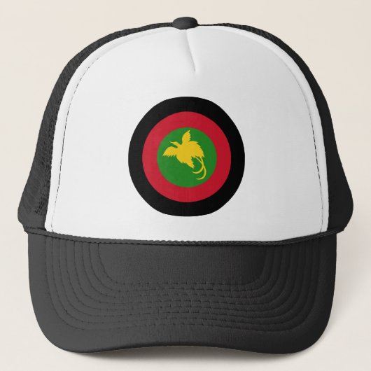 Papoea-Nieuw-Guinea Roundel Trucker Pet (Voorkant)
