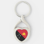 Papoea-Nieuw-Guinea Sleutelhanger (Voorkant)
