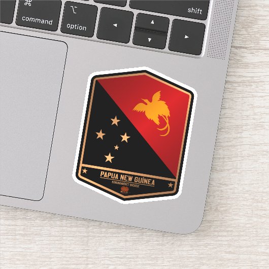 Papoea-Nieuw-Guinea Sticker (Detail)