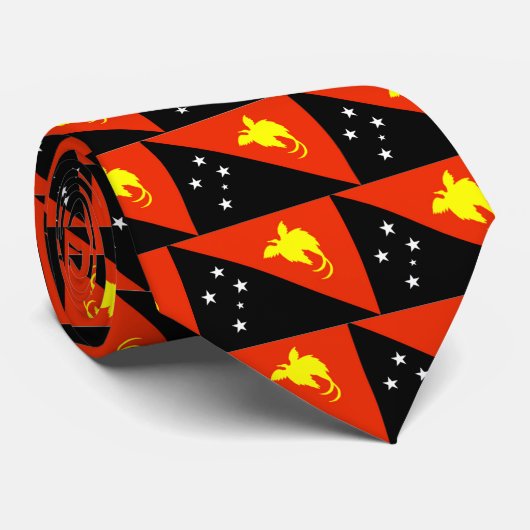 Papoea-Nieuw-Guinea Stropdas (Opgerold)