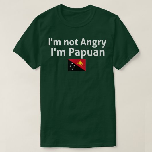 Papoea-Nieuw-Guinea Vlag 51 T-shirt (Design voorkant)